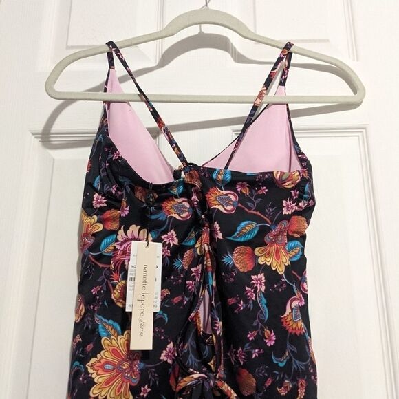 Nanette Lepore Val V-Neck One Piece Swimsuit Swim - Picture 7 of 10